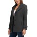  Ladies' Peacoat, Black, Large