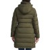  Ladies' Water Resistant Long Stretch Jacket, Green, Small