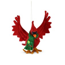 Annalee 4in Christmas Cardinal Ornament