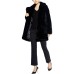  Eloise Faux-Fur Coat, Black, L