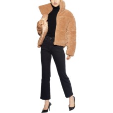 Apparis Faux-Sherpa Puffer Teddy Coat
