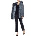  Jill Hooded Faux-Fur Coat, Gray, XL