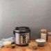  Housewares Professional 5 Qt. Digital Rice and Grain Multicooker 20-Cup Cooked, Stainless Steel
