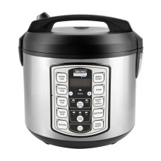 Aroma Housewares Professional 5 Qt. Digital Rice and Grain Multicooker 20-Cup Cooked, Stainless Steel