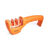 Art & Cook 3-Slot Knife Sharpener, Orange