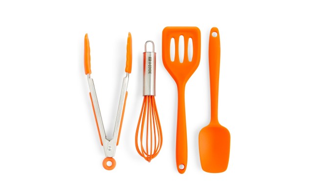 Art Cook Mini Kitchen Utensils Set Of 4 Orange 2034717664 640x400 