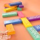  60 Corrugated Cardboard Blocks for Kids, 4 Fun Games