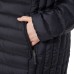  Ladies' Lightweight Fixed Hood Down Jacket, Black, 2X