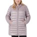  Ladies' Lightweight Fixed Hood Down Jacket, Pink, 2X