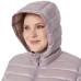  Ladies' Lightweight Fixed Hood Down Jacket, Pink, 2X