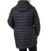  Ladies' Lightweight Fixed Hood Down Jacket, Black, 2X