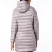  Ladies' Lightweight Fixed Hood Down Jacket, Pink, 2X