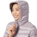  Ladies' Lightweight Fixed Hood Down Jacket, Pink, 2X
