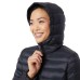  Ladies' Lightweight Fixed Hood Down Jacket, Black, 2X