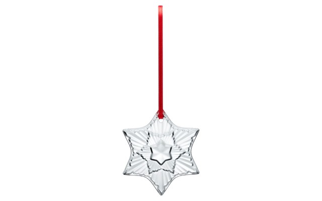  Annual 2020 Crystal Star Ornament, Silver