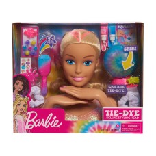 Barbie Tie-Dye Deluxe Styling Head Blonde Hair Doll 22-Piece Set