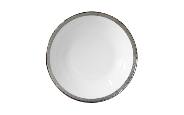  Torsade Coupe Soup Bowl, White