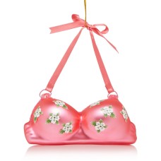 Bloomingdale’s Glass Pink Bikini Ornament
