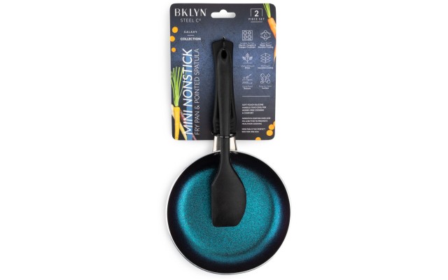  Galaxy Nonstick Mini Fry Pan 5.5″ & Spatula 2-Pc. Set