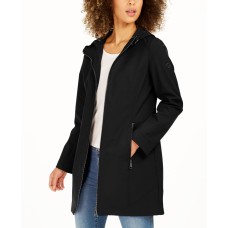 Calvin Klein Petite Hooded Raincoat