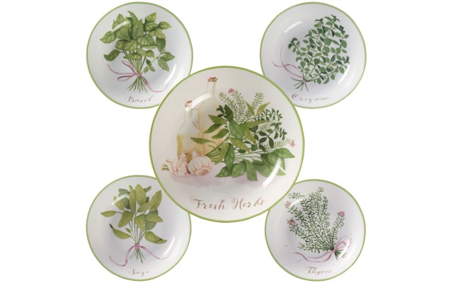  Fresh Herbs 5-Pc. Pasta Sets