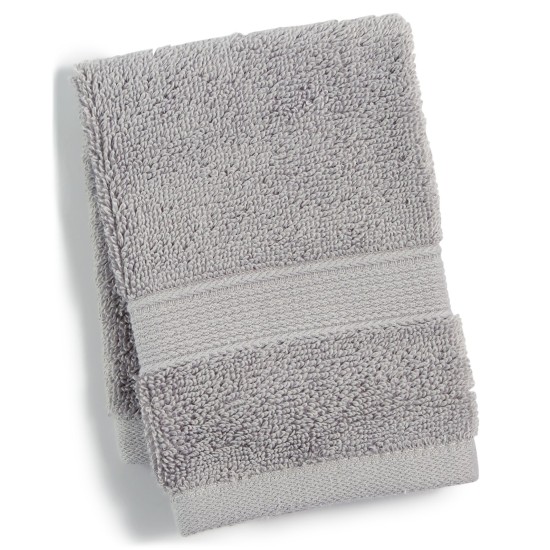  Cotton 13x13 Wash Towel, Gray, WASH CLOTH