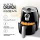  Turbofry 2 Liter Air Fryer, Dishwasher Safe Basket & Tray