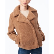 Collection B Juniors' Faux-Fur Teddy Coat