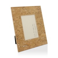 Cork/Silver Leaf – Acrylic Table Top Picture Frame 5″x7″