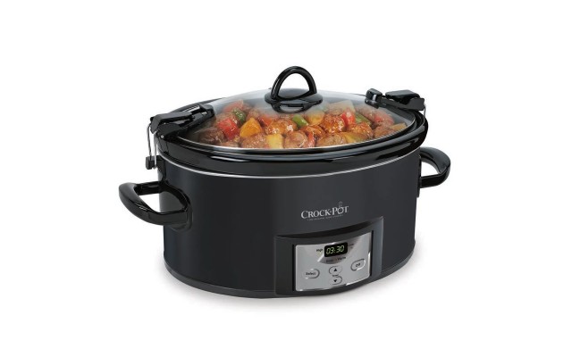 Crockpot 7-qt. Countdown Cook & Carry Slow Cooker, Black