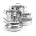  Chef’s Classic 11-pc. Stainless Steel Cookware Set, Silver
