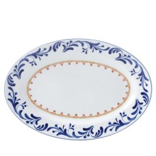 Dansk Northern Indigo 13″ Oval Serving Platter, Blue