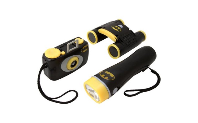  Batman Adventure Kit 4×28 Binoculars, Telescope & Flashlight Gift Set