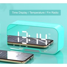 Digital Alarm Clock Radio: 5.5” Large LED Display with 3 Brightness DimmerDual AlarmsFM Radiotooth Speaker Clock for Home Bedside Bedroom