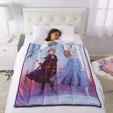 Disney Frozen II Elsa & Anna Kids Weighted Blanket Walking to Winter, 36 x 48