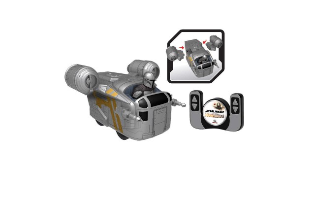  Star Wars The Mandalorian 9″ The Razor Crest  Radio 2.4 GHz Remote Control Transport