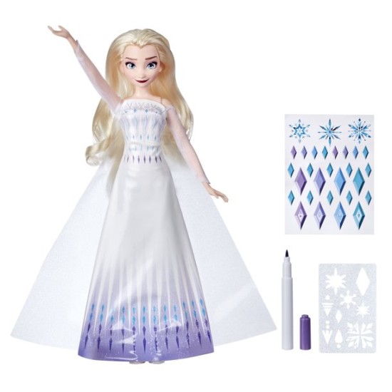 Disney’s Frozen 2 Design-A-Dress Elsa Fashion Doll With Stickers