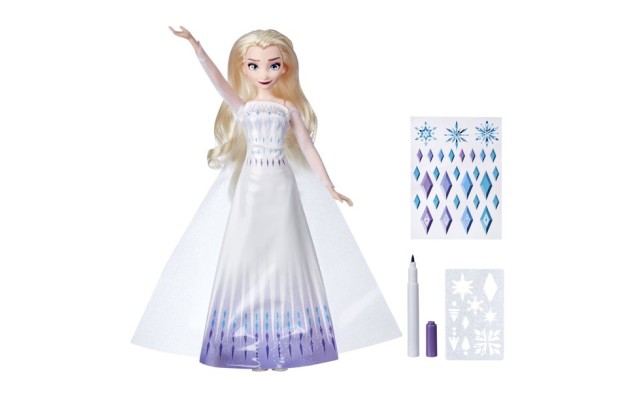 Disney’s Frozen 2 Design-A-Dress Elsa Fashion Doll With Stickers