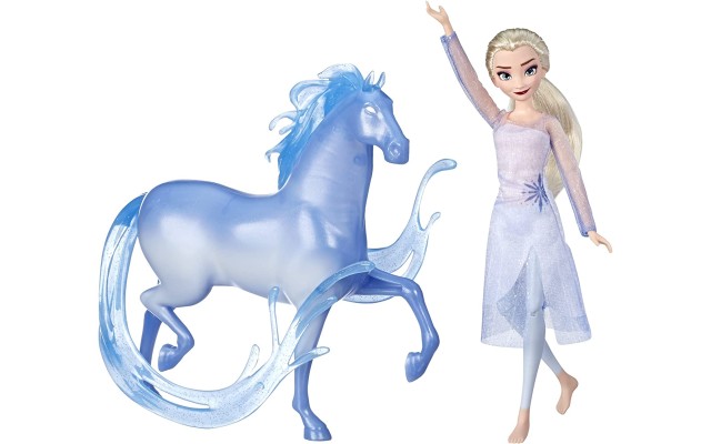 ’s Frozen 2 Elsa Doll and Nokk Figure