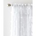  Ella Sheer Window Curtain Panel Pair, 50 x 96 inch, Grey
