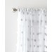  Ella Sheer Window Curtain Panel Pair, 50 x 96 inch, Grey