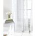  Ella Sheer Window Curtain Panel Pair, 50 x 96 inch, Grey