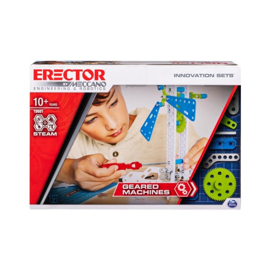 Erector by , Geared Machines S.t.e.a.m. Building Kit with Moving Parts