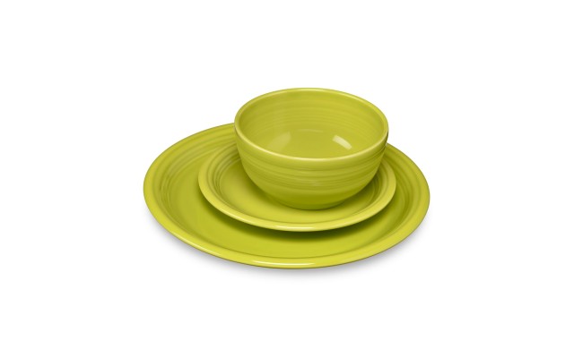  Bistro 3-pc. Dinnerware Set, Lemongrass