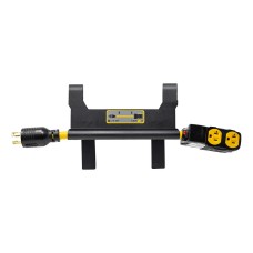 FIRMAN 1.6’ Heavy Duty L14-30P to 4 x 5-20R Short Power Cord 20 Amp Circuit Breakers with Metal Cord Holder Clip