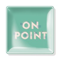 Fringe Studio On Point Green Square Tray
