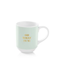 Fringe Studio Pas Oh What Fun Mug (White/Gold)