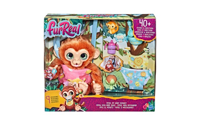 FurReal Piper My Baby Monkey Interactive Animatronic Toy