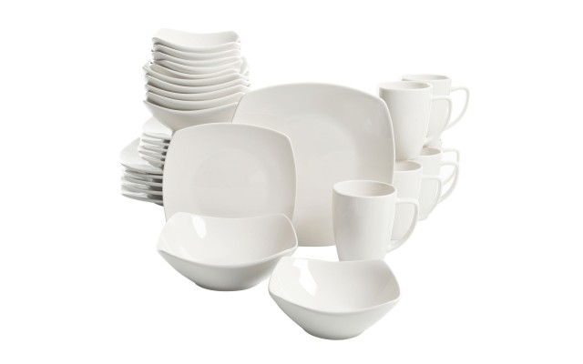  30pc Ceramic Zen Buffetware Dinnerware Set