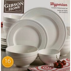 Gibson Home Hyprion or Regalia Ceramic Dinnerware Set – Hyperion